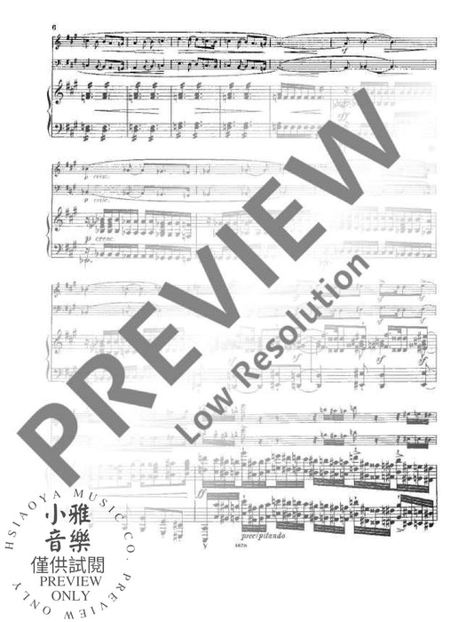 Piano Trio in F# Major op. 7 沃爾夫－菲拉利 鋼琴三重奏大調 | 小雅音樂 Hsiaoya Music