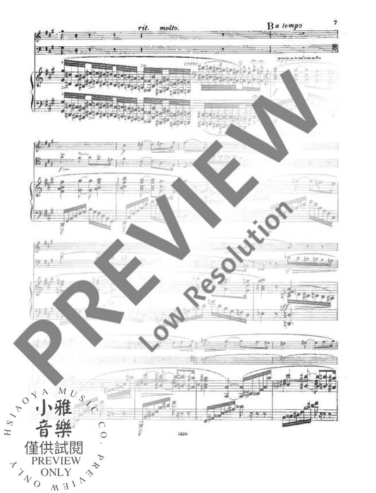 Piano Trio in F# Major op. 7 沃爾夫－菲拉利 鋼琴三重奏大調 | 小雅音樂 Hsiaoya Music