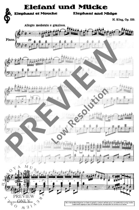 Elephant and Midge op. 520 Komisches Intermezzo 鋼琴三重奏 間奏曲 | 小雅音樂 Hsiaoya Music