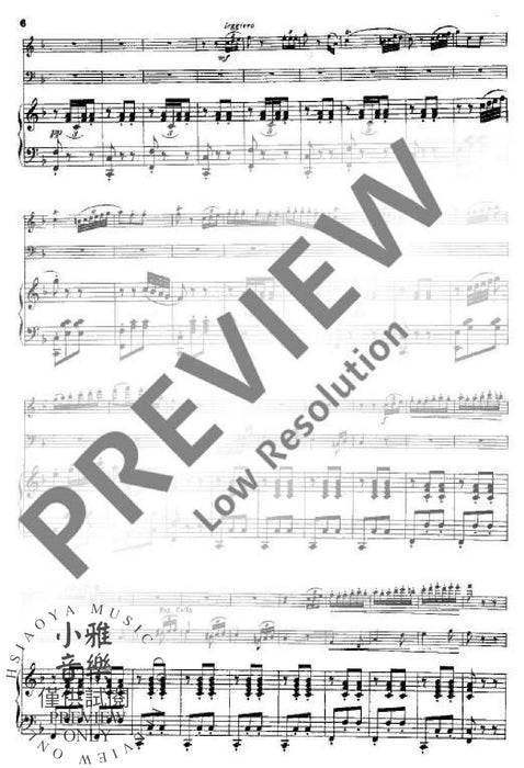 Elephant and Midge op. 520 Komisches Intermezzo 鋼琴三重奏 間奏曲 | 小雅音樂 Hsiaoya Music