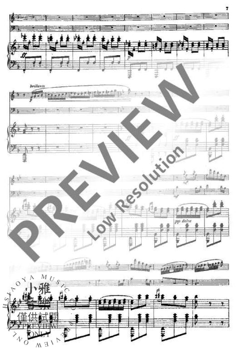 Elephant and Midge op. 520 Komisches Intermezzo 鋼琴三重奏 間奏曲 | 小雅音樂 Hsiaoya Music