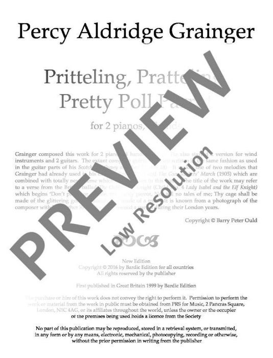 Pritteling, Pratteling, Pretty Poll Parrot 葛林傑 雙鋼琴 | 小雅音樂 Hsiaoya Music