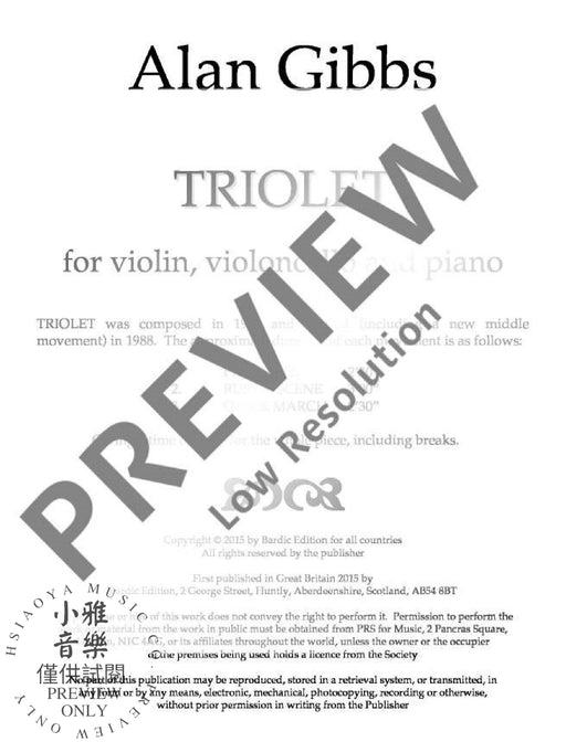 Triolet 鋼琴三重奏 | 小雅音樂 Hsiaoya Music