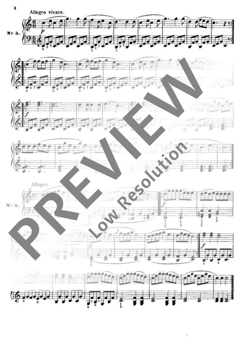 Les cinq doigts op. 777 24 Melodies for 5 fingers 徹爾尼 鋼琴獨奏 朔特版 | 小雅音樂 Hsiaoya Music