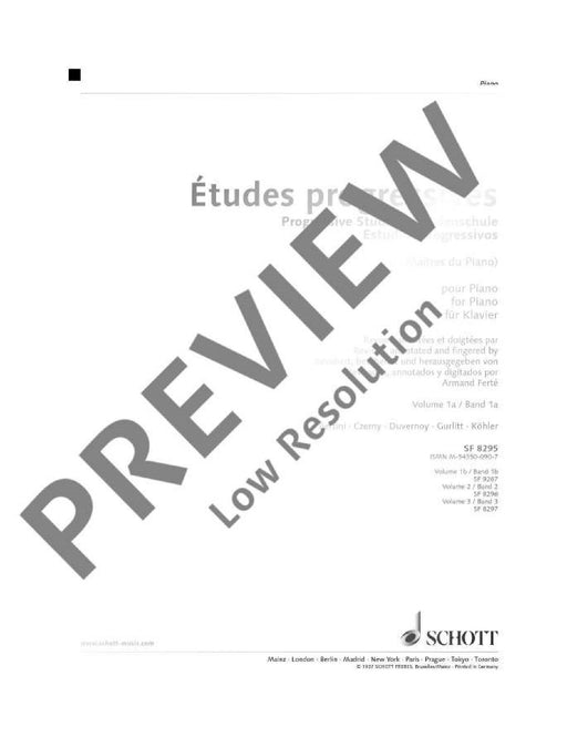 Les Maîtres du Piano Vol. 1a Progressing Studies 鋼琴 鋼琴練習曲 朔特版 | 小雅音樂 Hsiaoya Music