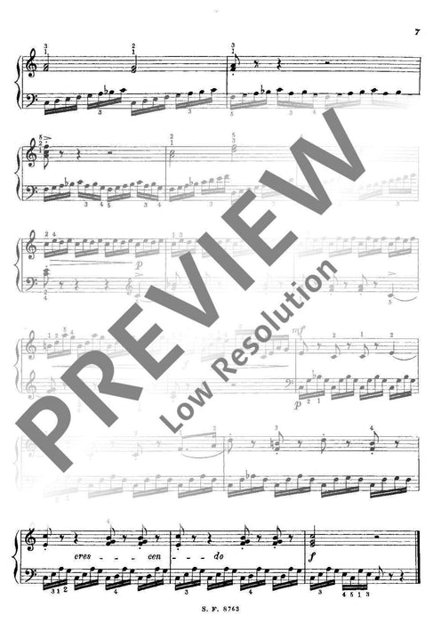 Petite école de la vélocité op. 242 Short School of Velocity 鋼琴練習曲 朔特版 | 小雅音樂 Hsiaoya Music