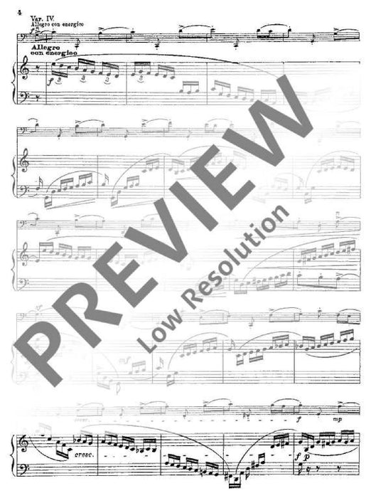 Variations sur une chanson naïve op. 125 變奏曲 大提琴加鋼琴 朔特版 | 小雅音樂 Hsiaoya Music