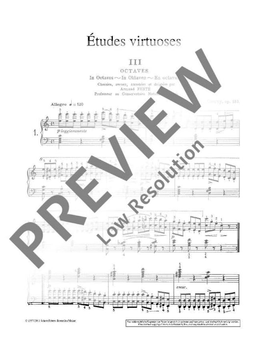Virtuoso Studies Vol. 3 In octaves 鋼琴練習曲 朔特版 | 小雅音樂 Hsiaoya Music
