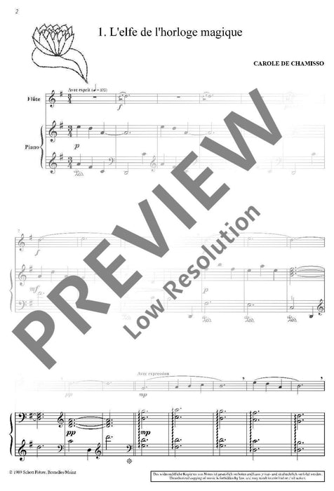 The seven secrets of the poet Les sept secrets du poète 長笛加鋼琴 朔特版 | 小雅音樂 Hsiaoya Music