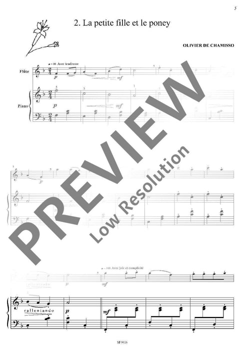 The seven secrets of the poet Les sept secrets du poète 長笛加鋼琴 朔特版 | 小雅音樂 Hsiaoya Music