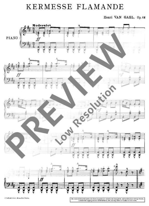 Kermesse Flamande op. 62 L'iris - 6 morceaux faciles 鋼琴獨奏 朔特版 | 小雅音樂 Hsiaoya Music
