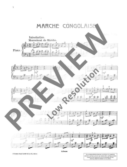 Marche congolaise 進行曲 鋼琴獨奏 朔特版 | 小雅音樂 Hsiaoya Music