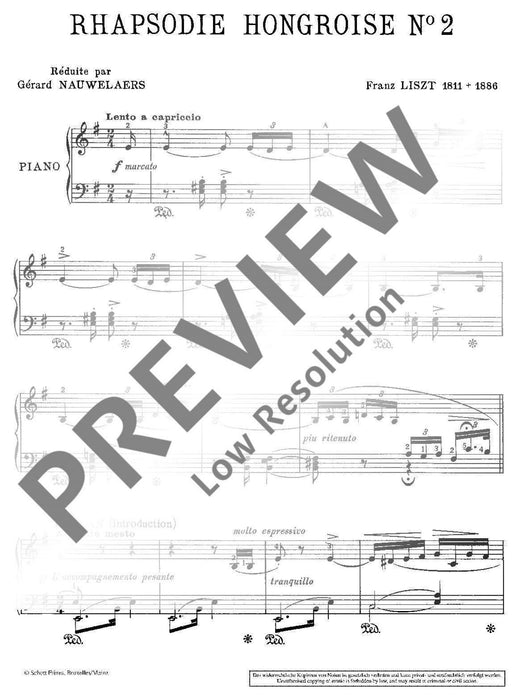 Hungarian Rhapsody No.2 E minor 李斯特 匈牙利狂想曲 小調 鋼琴獨奏 朔特版 | 小雅音樂 Hsiaoya Music