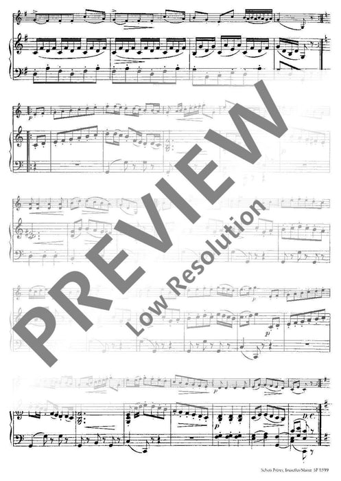 Minuet G major from the Quintet op. 13/5 玻凱利尼 小步舞曲大調 五重奏 小提琴加鋼琴 朔特版 | 小雅音樂 Hsiaoya Music