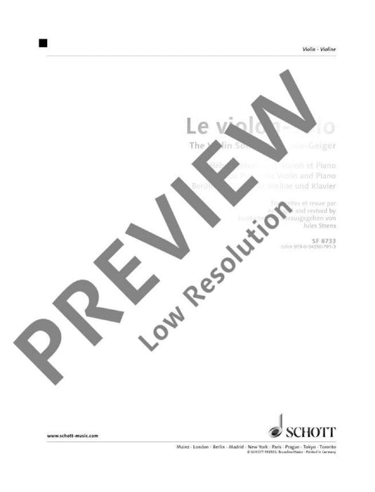 The Violin Solist Famous Pieces 小提琴 小品 小提琴加鋼琴 朔特版 | 小雅音樂 Hsiaoya Music