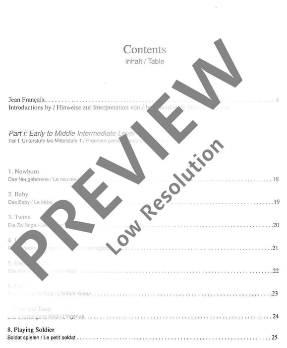 The Françaix-Collection 17 piano works by Jean Françaix 鋼琴 鋼琴獨奏 朔特版 | 小雅音樂 Hsiaoya Music