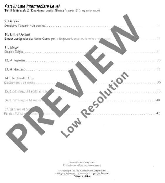 The Françaix-Collection 17 piano works by Jean Françaix 鋼琴 鋼琴獨奏 朔特版 | 小雅音樂 Hsiaoya Music