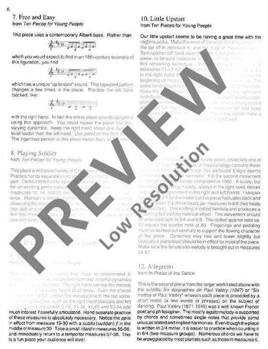 The Françaix-Collection 17 piano works by Jean Françaix 鋼琴 鋼琴獨奏 朔特版 | 小雅音樂 Hsiaoya Music