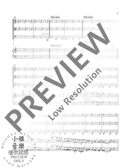 The Law of Returns for piano quartet 鋼琴四重奏 朔特版 | 小雅音樂 Hsiaoya Music