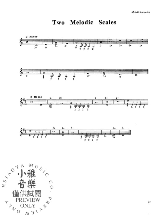A Violinist's Guide for Exquisite Intonation (Revised) 小提琴 聲調 | 小雅音樂 Hsiaoya Music