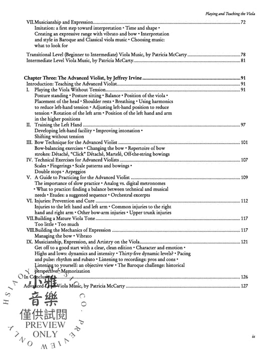 Playing and Teaching the Viola A Comprehensive Guide to the Central Clef Instrument and Its Music 中提琴 樂器 | 小雅音樂 Hsiaoya Music