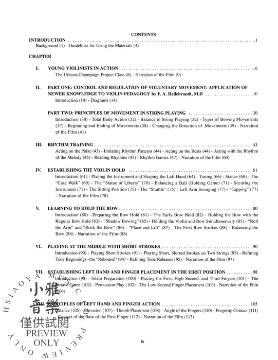 The Teaching of Action in String Playing 弦樂 | 小雅音樂 Hsiaoya Music