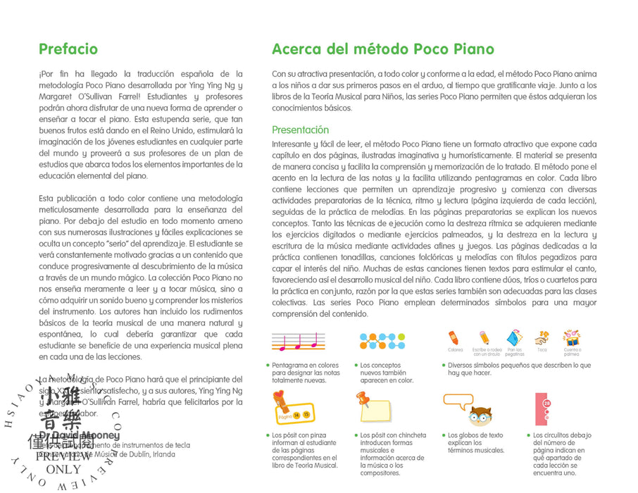 Poco Piano para Niños, Libro 2 鋼琴 | 小雅音樂 Hsiaoya Music