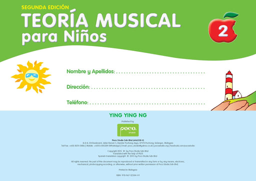 Teoría Musical para Niños, Libro 2 (Segunda Edición) [Music Theory for Young Children, Book 2 (Second Edition)] | 小雅音樂 Hsiaoya Music