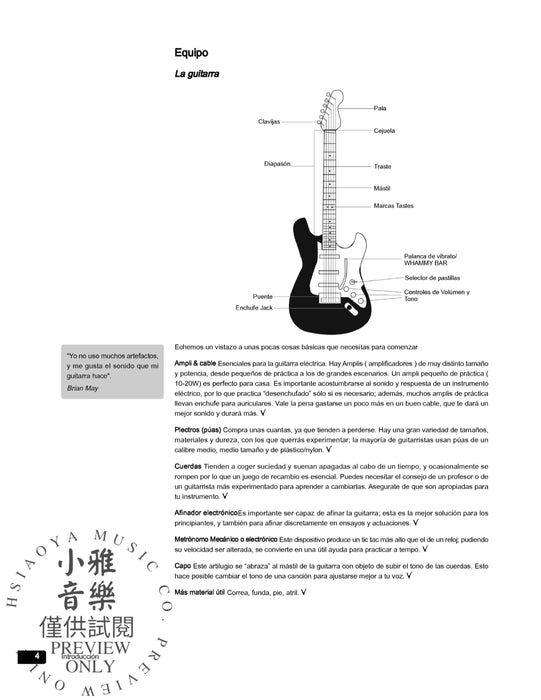 Aprende a Tocar la Guitarra Metodo Practico Gradual y Divertido Electric/Acustica 吉他 | 小雅音樂 Hsiaoya Music