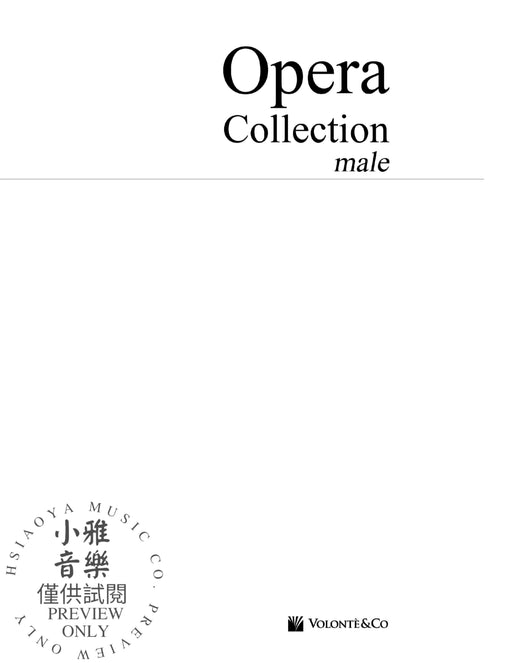Opera Collection (Male) International Edition 歌劇 | 小雅音樂 Hsiaoya Music