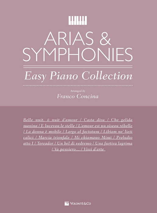 Arias and Symphonies (International Edition) Easy Piano Collection 詠唱調 鋼琴 | 小雅音樂 Hsiaoya Music