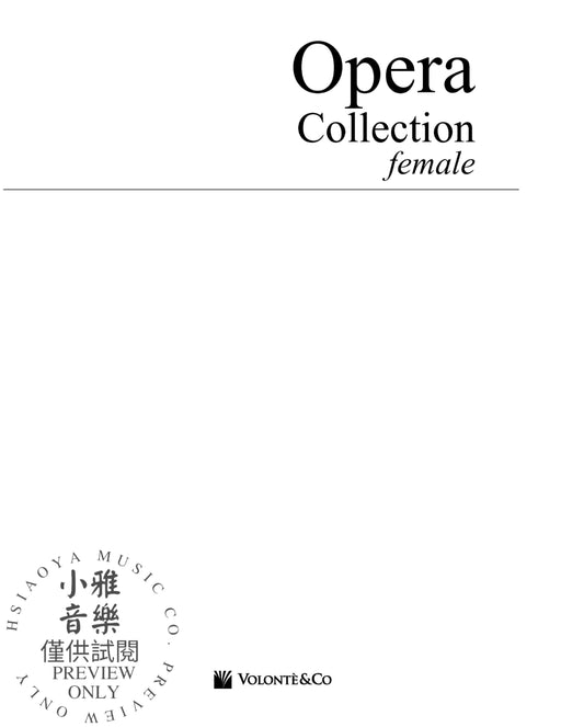 Opera Collection (Female) International Edition 歌劇 | 小雅音樂 Hsiaoya Music