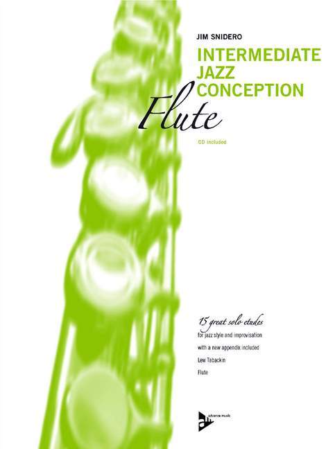 Intermediate Jazz Conception Flute 15 great solo etudes for jazz style and improvisation 爵士音樂長笛 練習曲爵士音樂風格即興演奏 長笛教材 | 小雅音樂 Hsiaoya Music