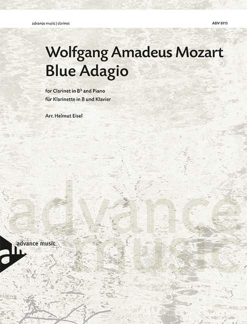 Blue Adagio KV 622 Arranged from the Adagio from Clarinet Concerto KV 622 莫札特 慢板 改編 慢板 協奏曲 豎笛 1把以上加鋼琴 | 小雅音樂 Hsiaoya Music