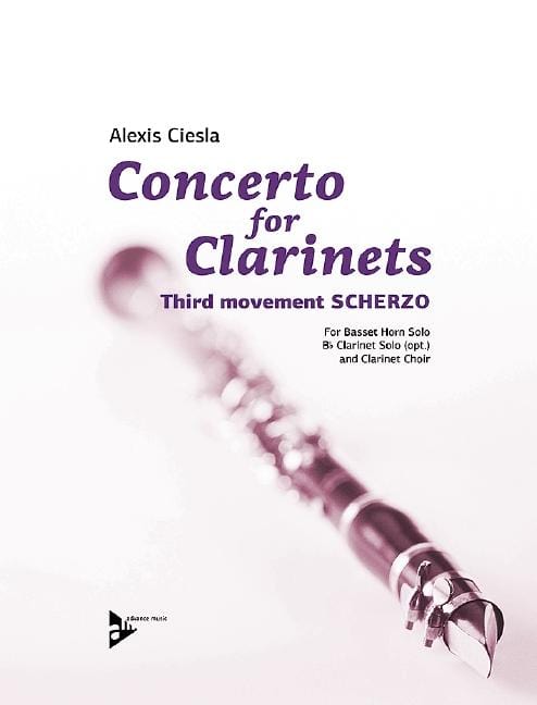 Concerto for Clarinets Third movement SCHERZO 協奏曲 樂章詼諧曲 豎笛3把以上 | 小雅音樂 Hsiaoya Music