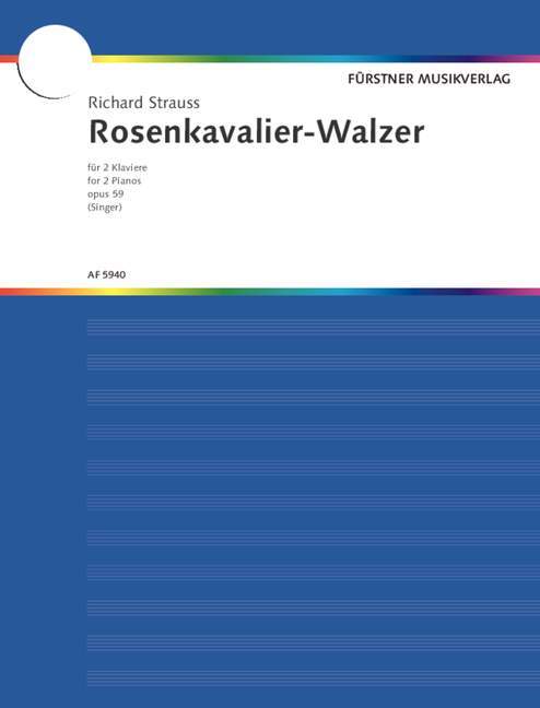 Der Rosenkavalier op. 59 Walzer 史特勞斯理查 玫瑰騎士 雙鋼琴 | 小雅音樂 Hsiaoya Music