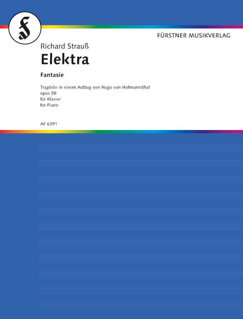 Elektra op. 58 Fantasie 史特勞斯理查 艾蕾克特拉 幻想曲 鋼琴獨奏 | 小雅音樂 Hsiaoya Music