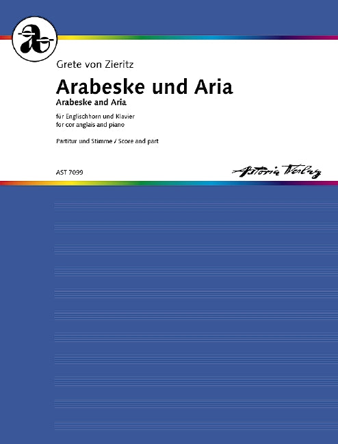 Arabeske and Aria for cor anglais and piano 齊力茲 詠唱調 鋼琴 雙簧管加鋼琴 | 小雅音樂 Hsiaoya Music