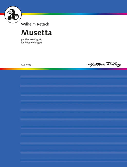 Musetta op. 50 Nr.3F for flute and bassoon 木管二重奏 長笛 | 小雅音樂 Hsiaoya Music