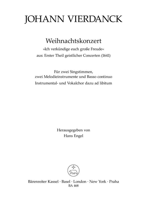 Ich verkündige euch große Freude -Weihnachtskonzert- Christmas Concerto 協奏曲 騎熊士版 | 小雅音樂 Hsiaoya Music