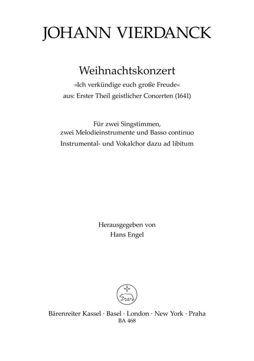 Ich verkündige euch große Freude -Weihnachtskonzert- Christmas Concerto 協奏曲 騎熊士版 | 小雅音樂 Hsiaoya Music