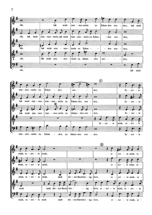 Herr, auf dich traue ich SWV 377 -Motette- (Nr. 9 aus "Geistliche Chormusik" (1648)) Motet 經文歌 騎熊士版 | 小雅音樂 Hsiaoya Music