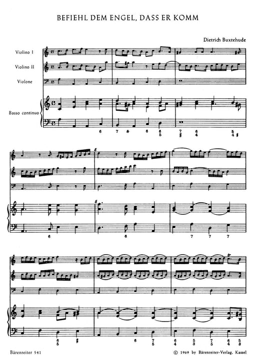 Command the Angels BuxWV 10 -Choral cantata- (for Mixed choir (SATB), strings and bc) Chorale Cantata 布克斯泰烏德 聖詠清唱劇 弦樂 騎熊士版 | 小雅音樂 Hsiaoya Music