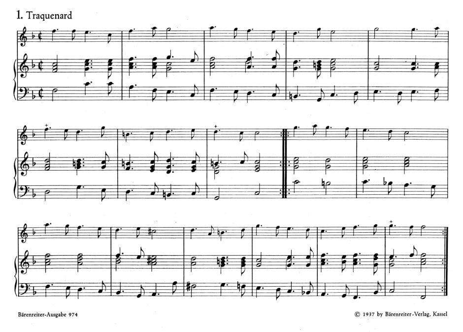 Spielstücke aus der Suiten-Sammlung "Le Journal du Printemps" für Altblockflöte (Heft 2) 組曲 春天 騎熊士版 | 小雅音樂 Hsiaoya Music