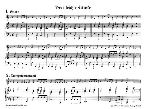 Aus einem Spielbuch von 1740 騎熊士版 | 小雅音樂 Hsiaoya Music