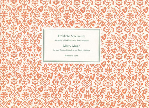 Fröhliche Spielmusik -21 Spielstücke des Barock von dall Abaco, Corelli, Fischer, Fux, Torelli und anderen für recorder und Tasteninstrument- 騎熊士版 | 小雅音樂 Hsiaoya Music