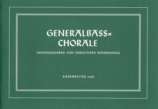 Generalbaß-Choräle -72 nicht ausgesetzte Kirchenlieder des 17. Jh. (Melodie und Bass) für Klavier (Orgel) als Übungsstücke zum Basso-continuo-Spiel- 騎熊士版 | 小雅音樂 Hsiaoya Music