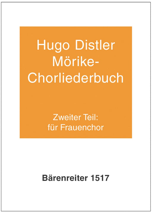 Mörike-Chorliederbuch, Teil 2 op. 19 (1938/1939) 騎熊士版 | 小雅音樂 Hsiaoya Music