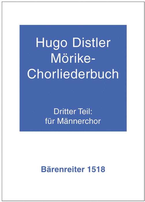 Mörike-Chorliederbuch, Teil 3 op. 19 (1938/1939) 騎熊士版 | 小雅音樂 Hsiaoya Music
