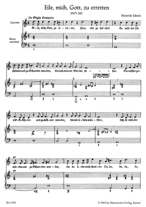 Kleine geistliche Konzerte, Heft 1 協奏曲 騎熊士版 | 小雅音樂 Hsiaoya Music